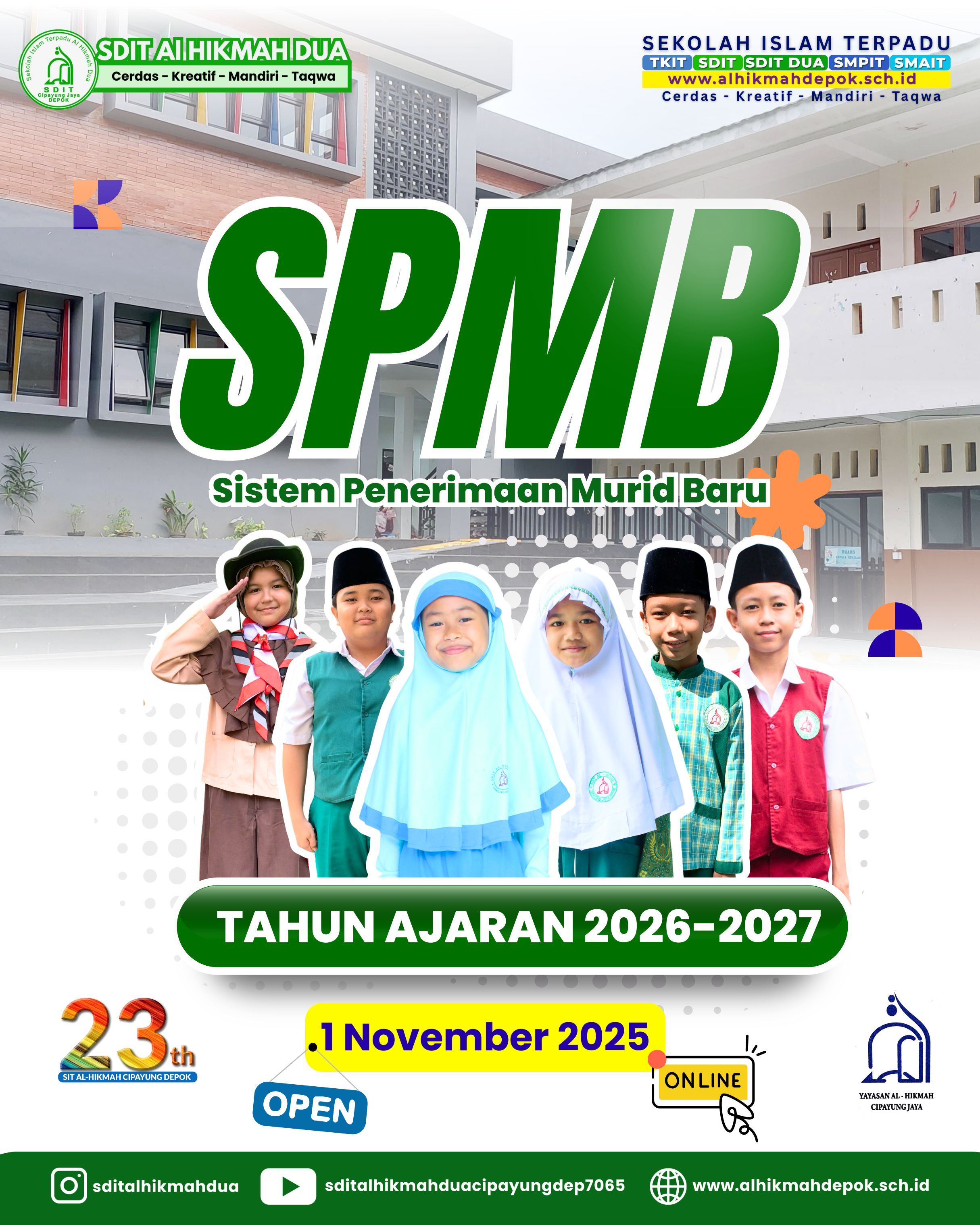 SPMB SDIT AL-HIKMAH DUA 2025