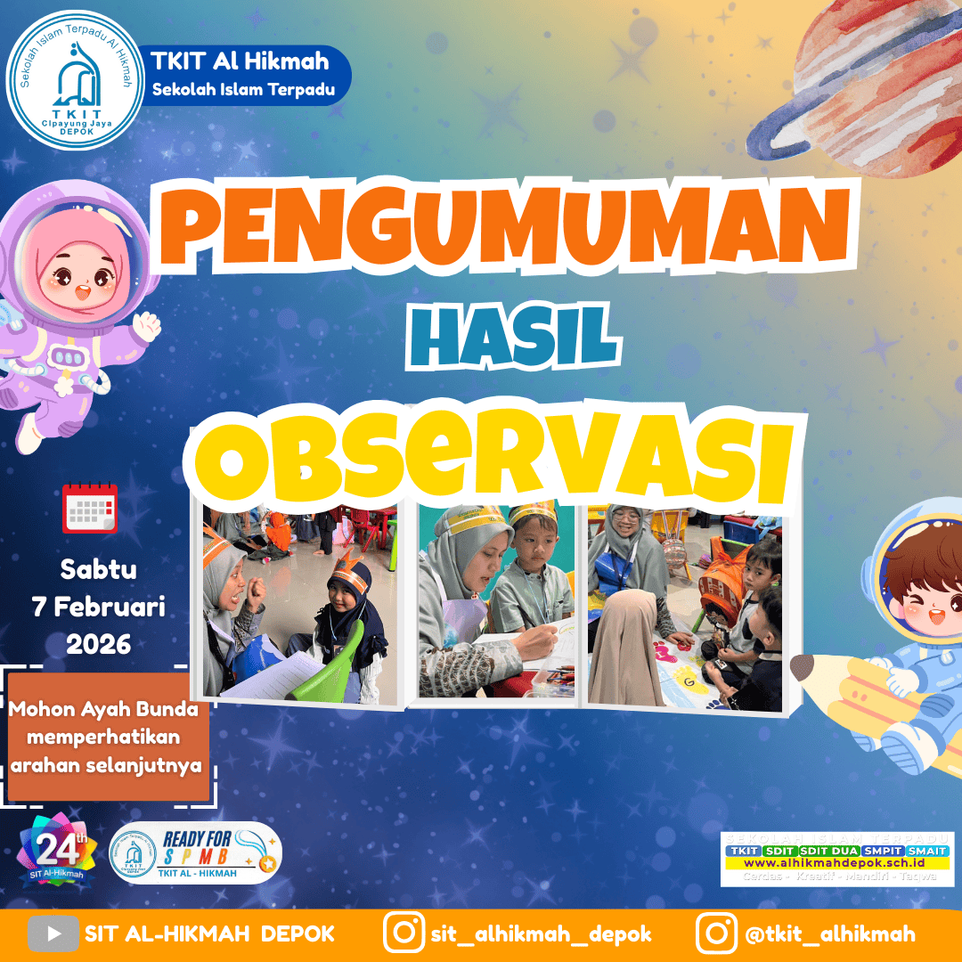 HASIL SPMB TKIT AL-HIKMAH